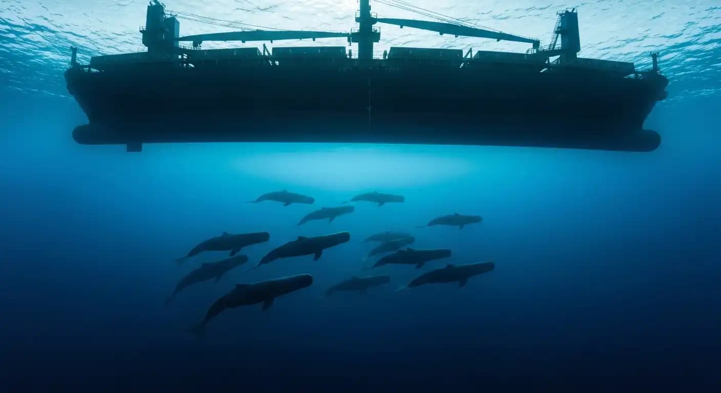 Pollution sonore sous-marine : cétacés en Méditerranée